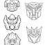 transformers logo coloring page free