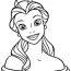 best princess belle coloring pages