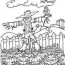 scary scarecrow coloring pages