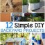 12 easy diy backyard projects picky