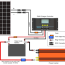 wiring photovoltaic panels a charge