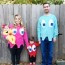 ms pac man and ghosts costumes diy