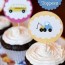 diy cupcake toppers using cardstock and