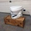 wooden squatty potty ana white
