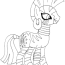 my little pony zecora coloring page
