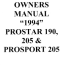 mastercraft prostar 190 owner s manual