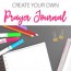 how to make a simple prayer journal