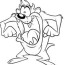 looney tunes coloring pages taz got so