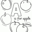 20 free printable apple coloring pages