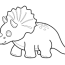 funny dinosaur triceratops cartoon