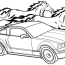printable mustang coloring pages for kids