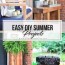 easy diy summer projects to decorate