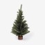 miniature artificial christmas trees
