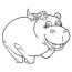 free printable hippo coloring pages