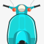 style motorcycle top view png