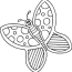 happy cartoon butterfly coloring pages