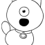 ugly dog from uglydolls coloring page