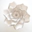 diy minimalist paper flower wedding