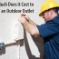 cost to install an outdoor outlet
