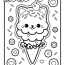 ice cream kitty coloring page