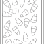 candy corn coloring pages