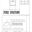 fire station coloring pages free