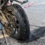 how to repair a motorcycle flat tire