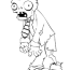 free cartoon zombie coloring pages