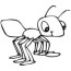 coloring pages cute ant coloring pages