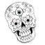 free sugar skull coloring pages for