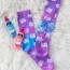 diy neon tie dye grip socks with the