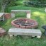 budget fire pit from reclaimed brick