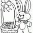 free easter egg basket coloring pages