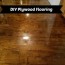 diy plywood flooring everyday