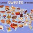united sweets of america map a dessert