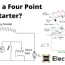 4 point starter diagram and working