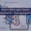 how to wire light fixture and switch