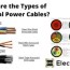 types of electrical power cables sizes