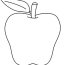coloring page of apple clipart best