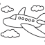airplane pictures for kids coloring