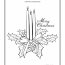 cool coloring pages christmas candles