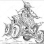 4 wheeler coloring pages coloringbay