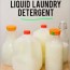 how to make liquid laundry detergent