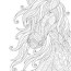 printable horse adult coloring page