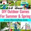 68 best diy outdoor games for summer