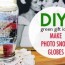 diy gift idea make photo snow globes