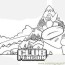 club penguin coloring page for kids