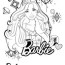 barbie coloring pages print for girls