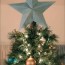 the star on top of the christmas tree
