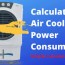 air cooler power consumption calculator